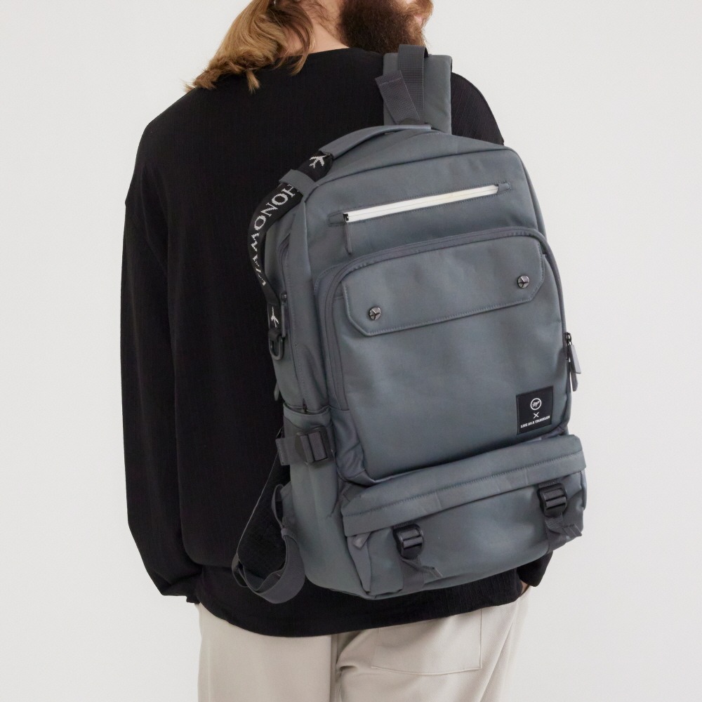 NEW-ROPE BIG BACKPACK (GRAY)